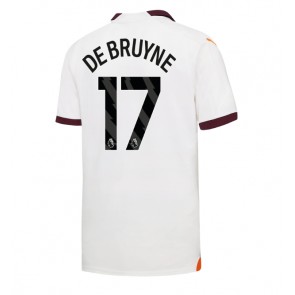 Manchester City Kevin De Bruyne #17 Bortatröja 2023-24 Korta ärmar
